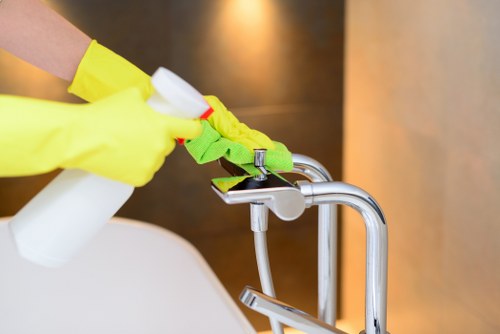 Cleaning products and safety measures for carpet cleaning work
