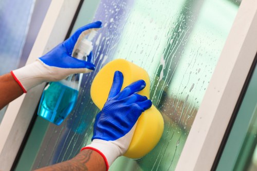 Airbnb cleaning service preparing a guest-ready flat in EN5