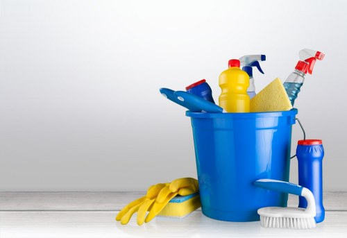 Cleaners removing fine dust after renovation in an EN5 property