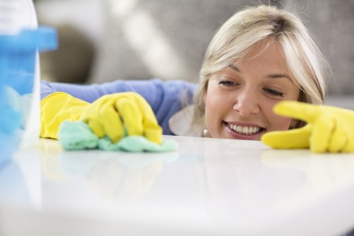 Detailed post-build cleaning in a local EN5 home after refurbishment